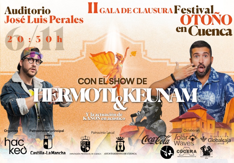 Gala Clausura Festival Otoño - Teatro Auditorio de Cuenca José Luis Perales (Cuenca)